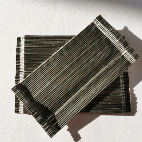 Deformed Hooked Ends Glued Steel Fiber Tensile Strength 1200Mpa for Concrete Reinforcement