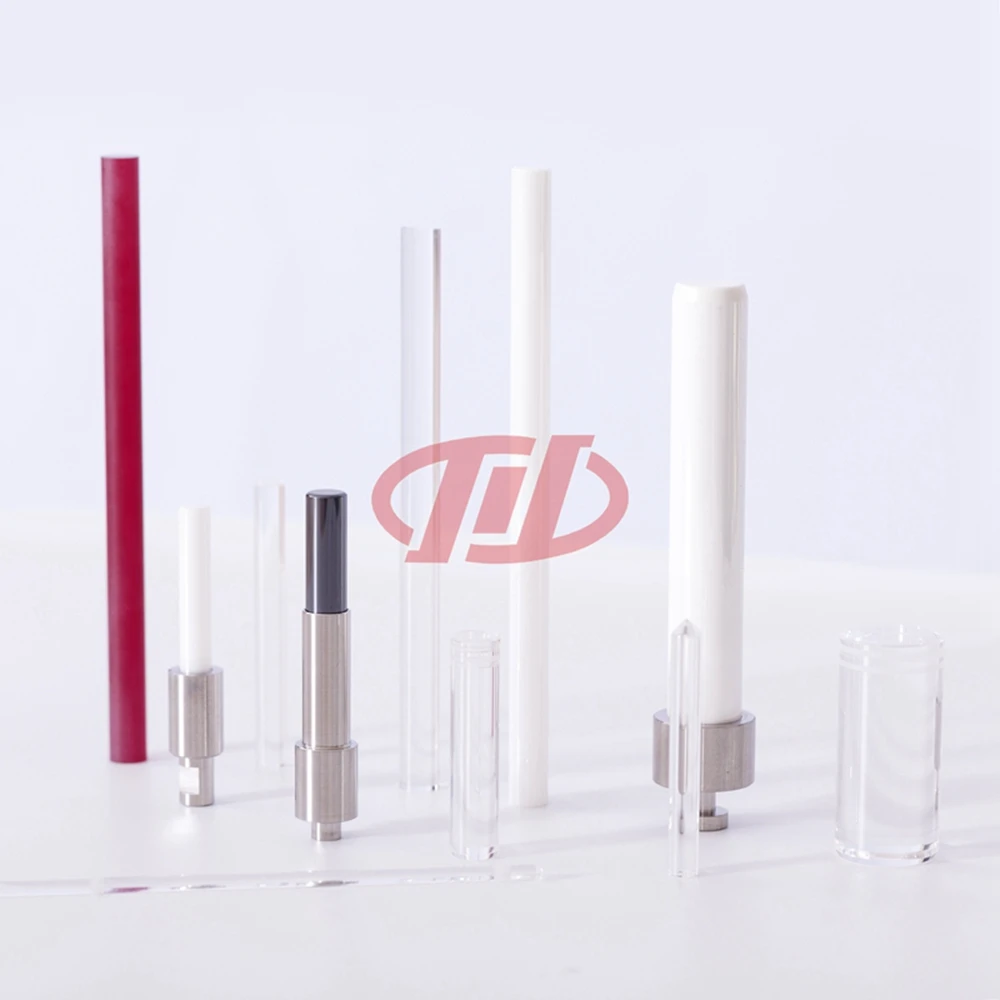 Wear Resistant Zirconia Ceramics Plunger Rods for High and low pressure pumps Piston Rods