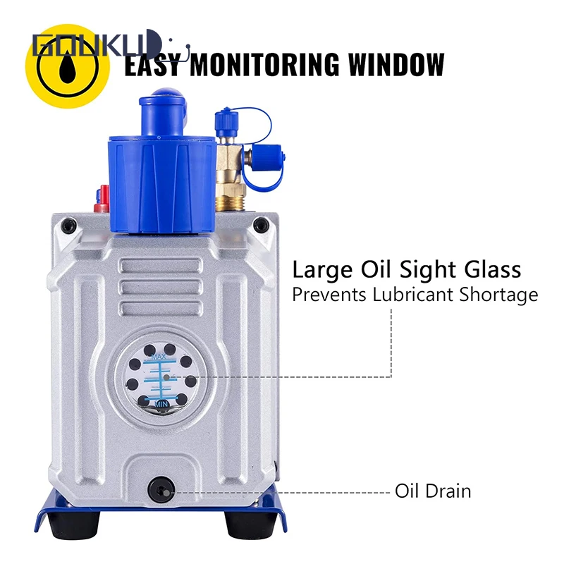 Small Electric 220V 50HZ vacuum pump with R134A Vacuum Forming Machine Rotary Pump