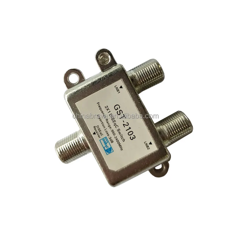 DiSEqC Switch Factory 2 in 1 out antenna FTA TV LNB Satellite  Multiswitch