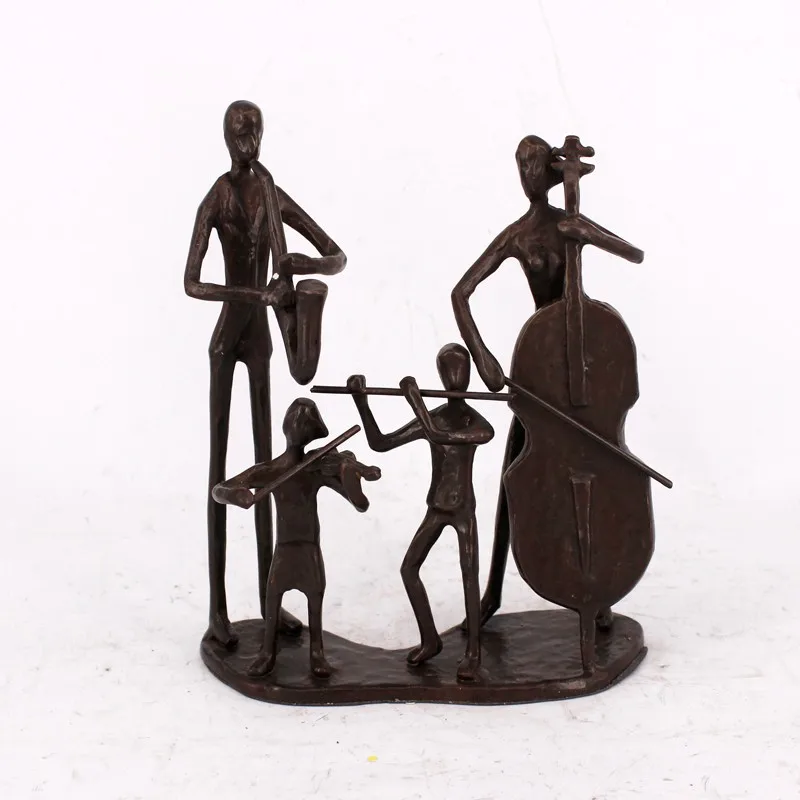 Metal Crafts Cast Iron Dancing Couple Sculpture Statue For Other Home Decoration Souvenir Gift Table Top Decoration Luxury
