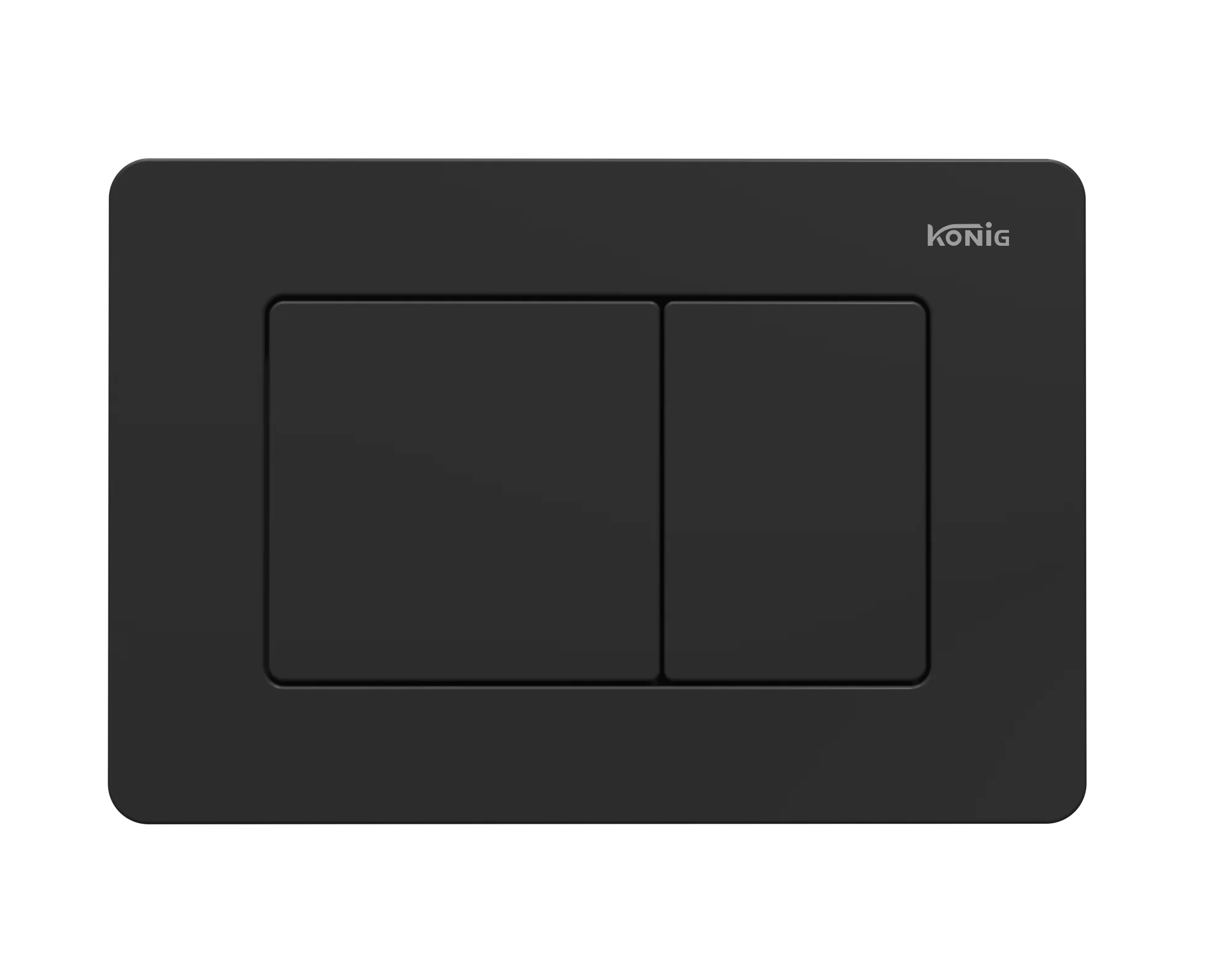 Stainless Steel Dual Flush Plate for Concealed Cistern 2 Rectangular Button