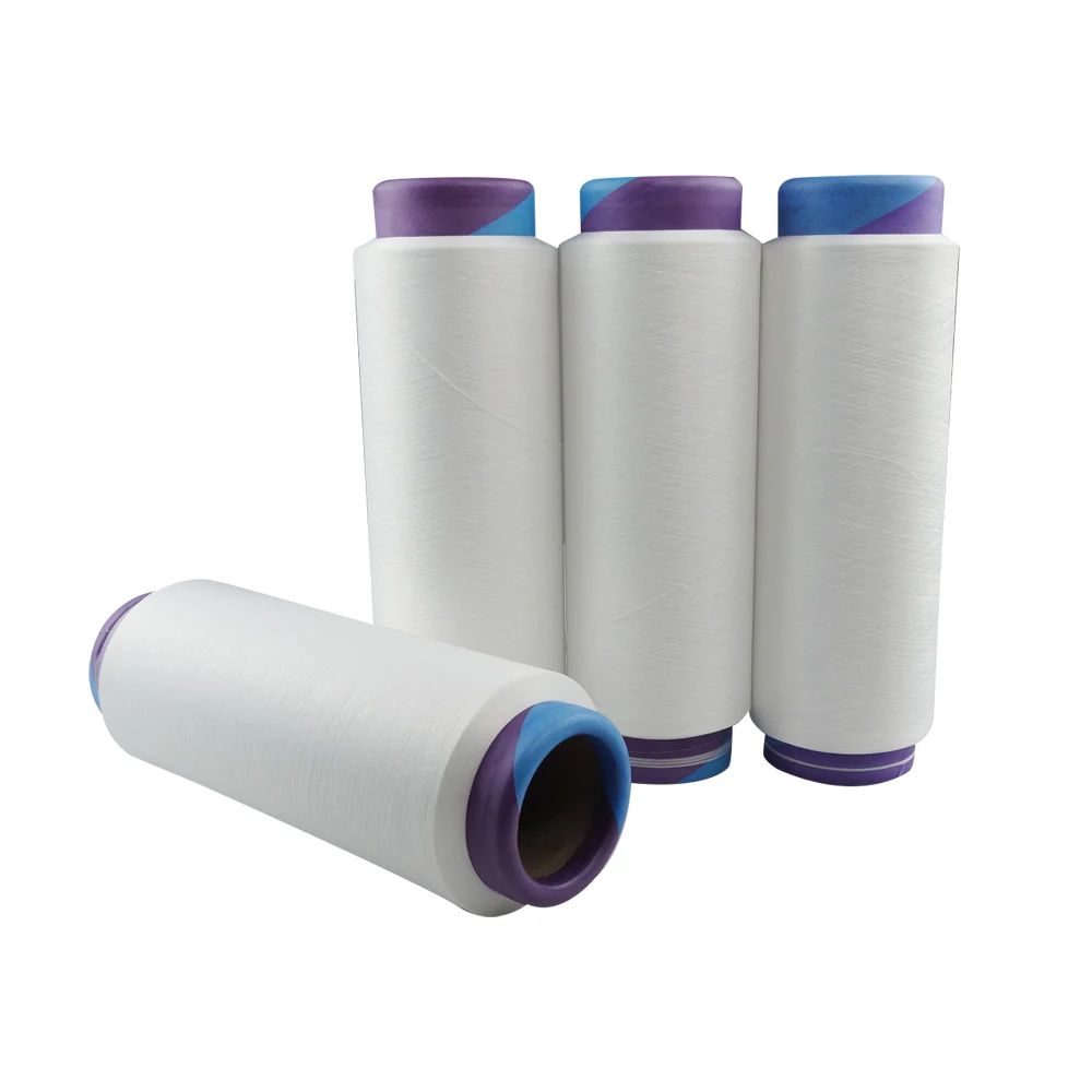 100% Nylon 6 DTY 70/24/2 Twist Yarn High Tenacity Raw White Polyamide DTY Yarn for Knitting Weaving for Socks