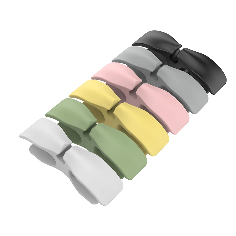 Self-Adhesive Kitchen Appliances Cord Organizer Wall Mounted Adhesive Wire Storage Holder Silicone Cable Tie Organizer Holder