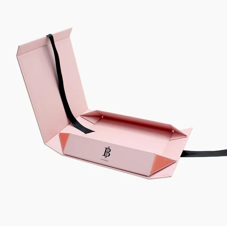 
Wholesale custom foldable boxes with logo gift packing boxes with ribbon for candy and cosmetic 