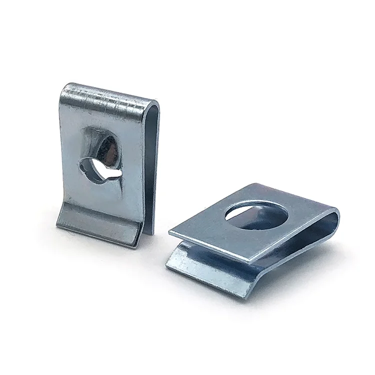 Customized Oem Odm Non-standard Fasteners M4 M5 M6 M8 Stainless Steel Metal Motor Motorcycle Car U U-type Clip Nuts  