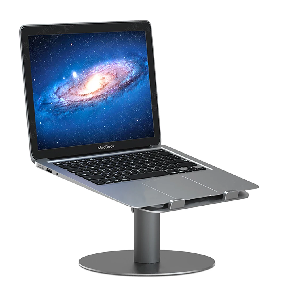 
17inch 360 degree rotating height Portable aluminum flexible adjustable laptop notebook stand 