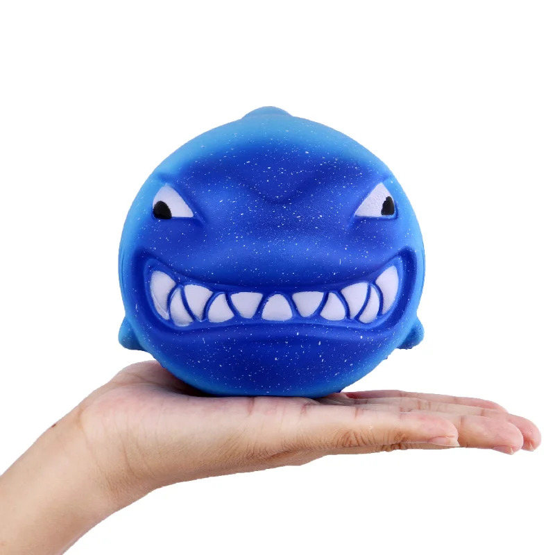New Arrival Hot Sell Squishies Shark Kawaii PU Super Soft Slow Rising Scented Animal Big Squishies Stress Relief Kid Toys