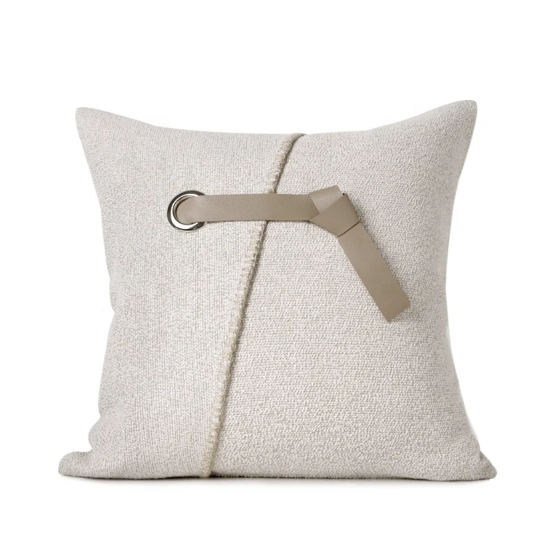 Cushion Pillow Home Decorative Jacquard Square Pillow Light Luxury Bed Pillow Case