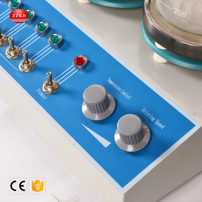 Lab Use Hot Plate HJ-6 Multipoint Magnetic Stirrer with Independent Heating and Stirring