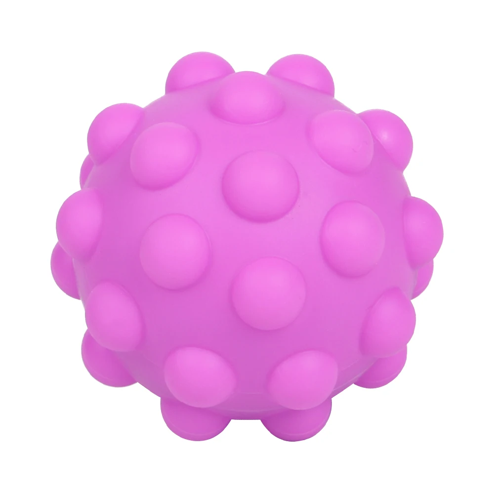 Silicone Popper Push Pops Bubble Ball Anxiety Relief Sensory Squishy Squeeze Stress Ball Fidget Toy For Kids and Adults