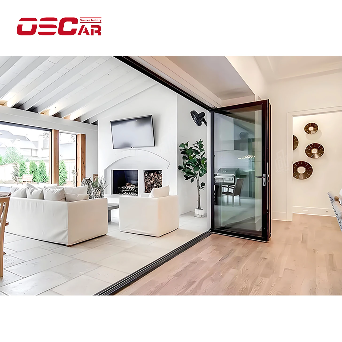 Oscaracso Heavy Duty Aluminium Metal Wooden Flag Door Hinge Stainless Steel Pivot Door Hinge For Libya Market