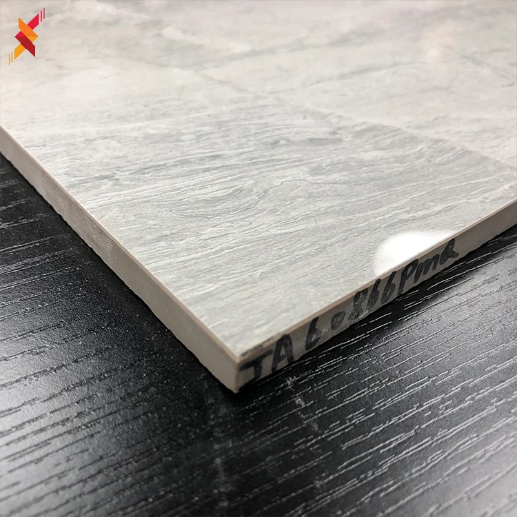 China 600x600 Italian gray marble look glazed porcelain ceramic 3d floor tiles for bathroom polished wall tile