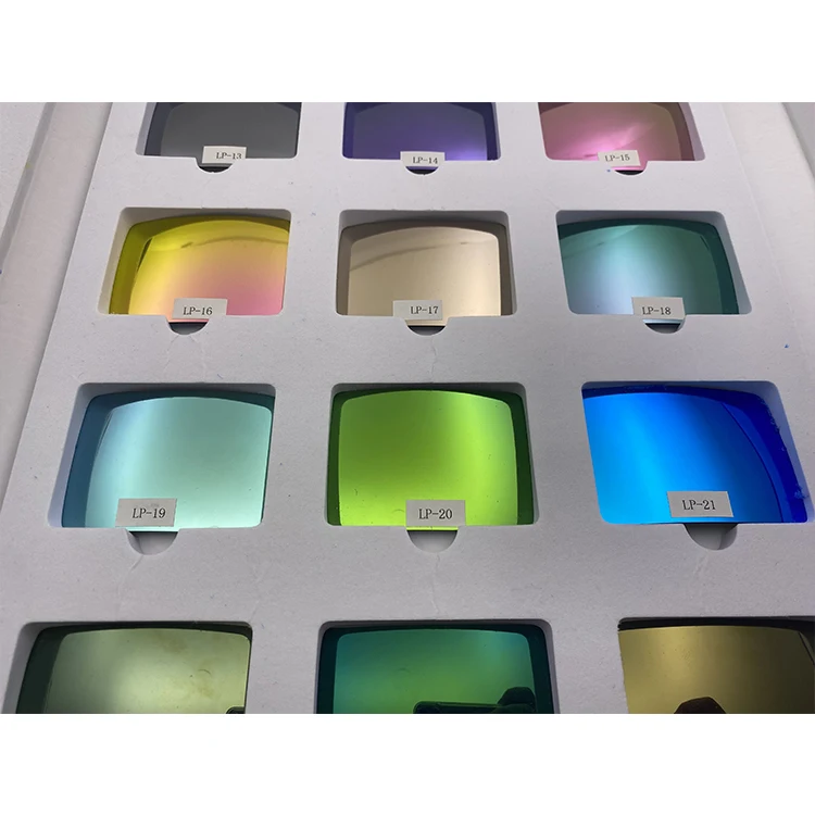High Quality Polarized Coating Various Color HMC CR39 Color Tinted lens PC Gradual Color Sunglasses Lens Eyeglass Lens