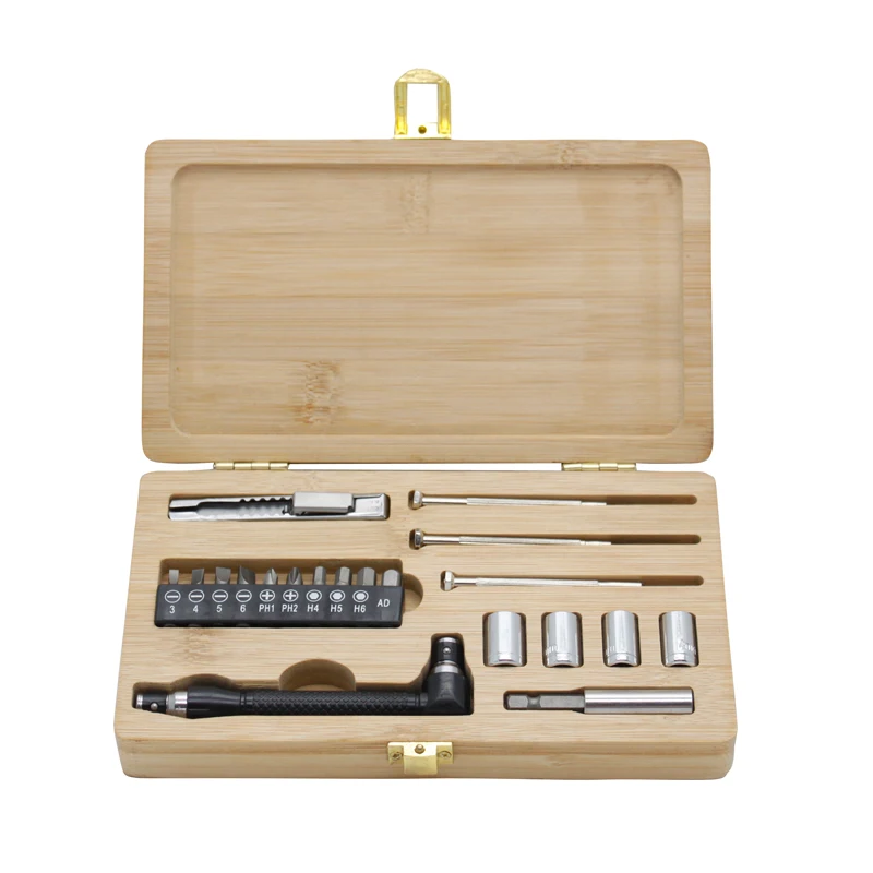 precision screwdriver tools  L type ratchet handle practical tool kit 20pcs hand tools