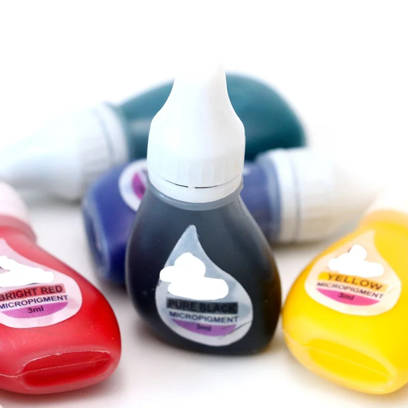OEM чернила для татуировок 28 цветов дополнительно микро-пигмент косметика татуировка Перманентная подводка бровей