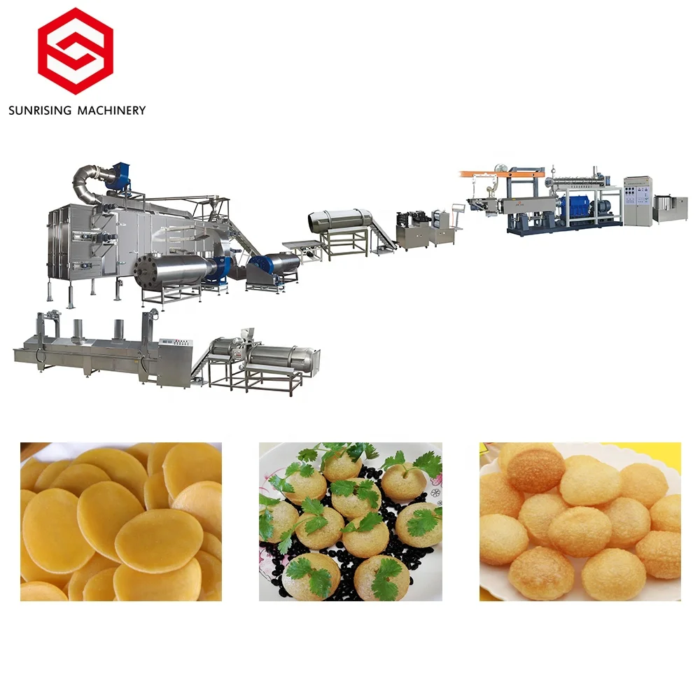 2D 3D Snack Pellets/ Panipuri Golgappa/fryums Making Machine