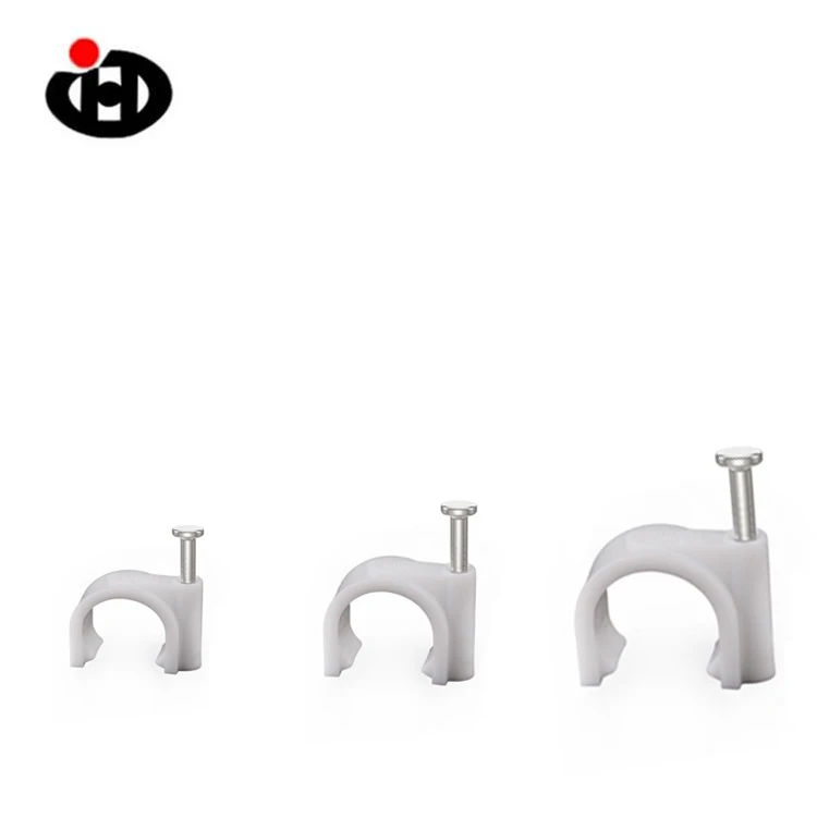 Can be customized various sizes of metal cable clip steel nail line card