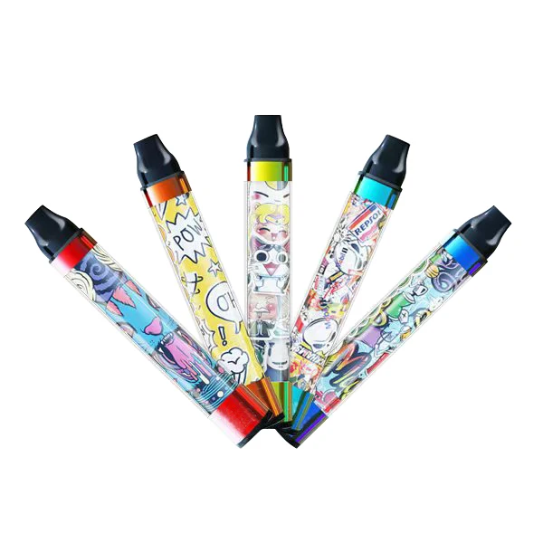 
Colorful Flash LED Custom Logo Electronic Cigarette 1000 Puffs E-cigarette Vaporizer Cartridge Luminous Vape pen 