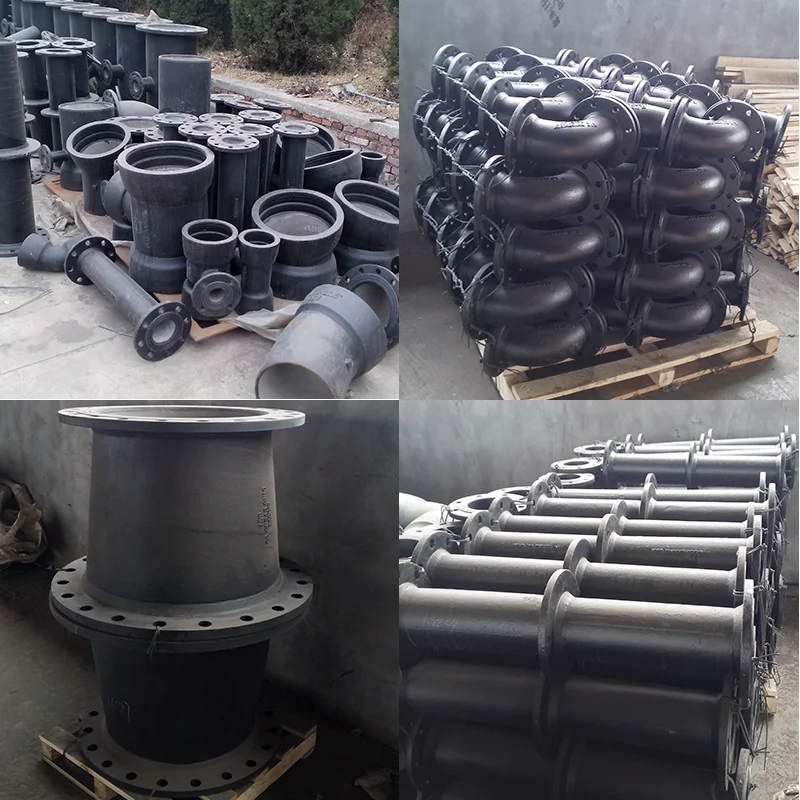ISO2531 EN545 FBE Coating Ductile Iron Tyton Joint Double Socket 45 Degree Bend