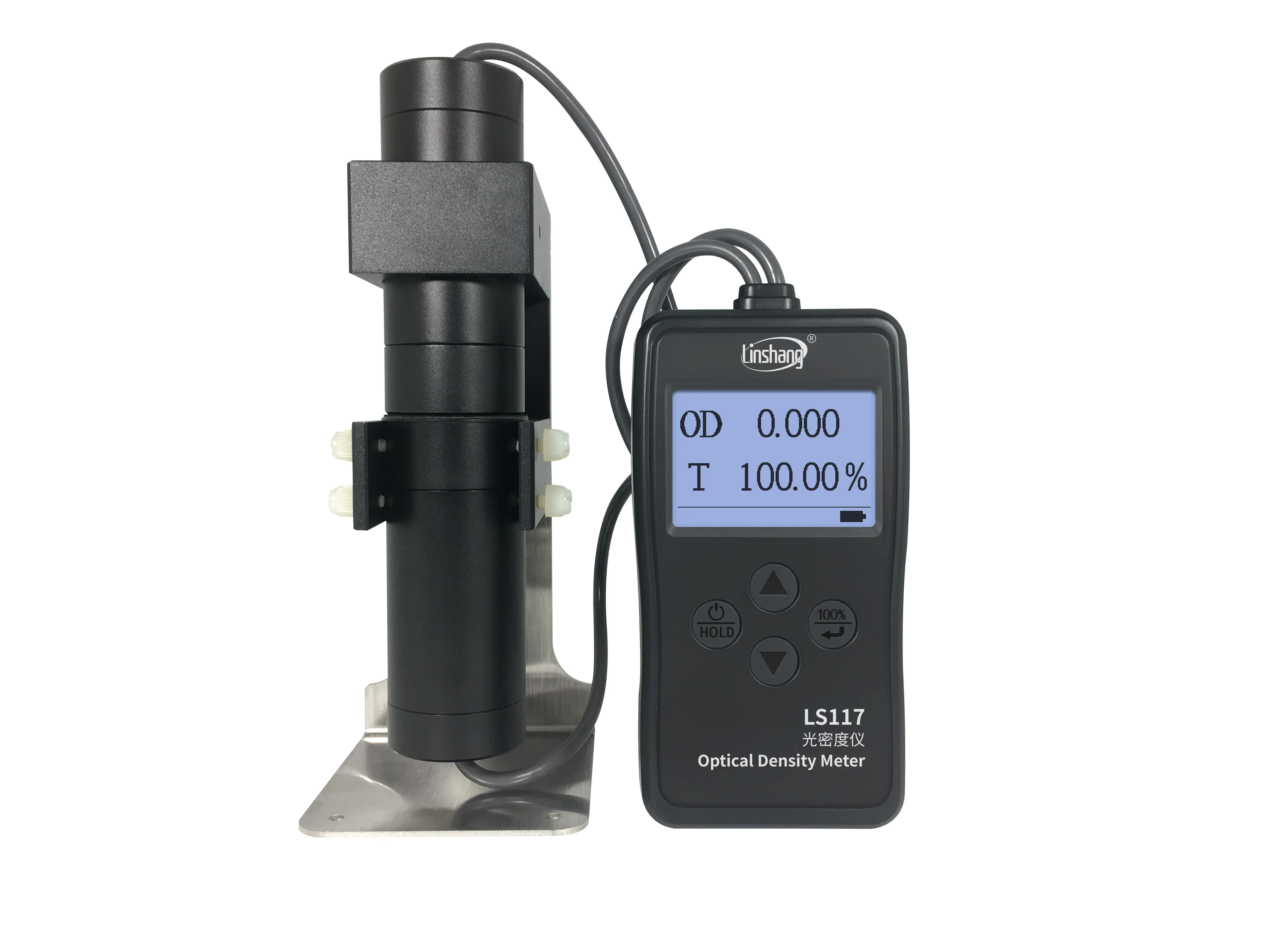 Linshang LS117 Optical Density Meter Test Dot Area Aluminum X-ray Film With OD Visible light Transmittance Replace X-rite 341C