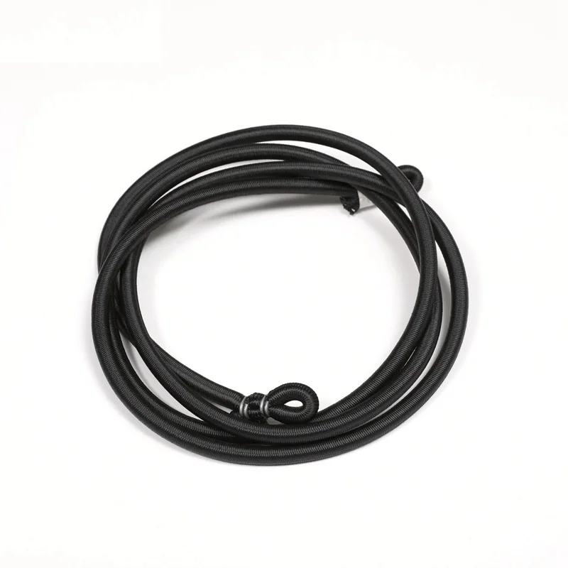 customized elastic cord heavy duty set clothing bag shoes hats with stopper elastic latex bungee jumping cord diy bungee cords