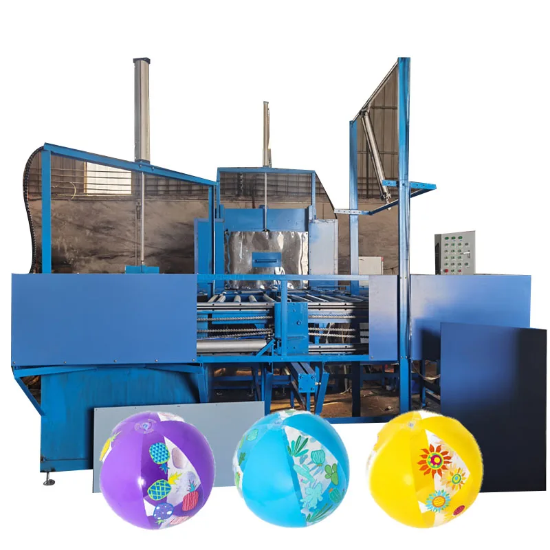 Automatic Roto Casting Yoga Ball Pvc Sea Beach Toy Process Small Rotomolding machine