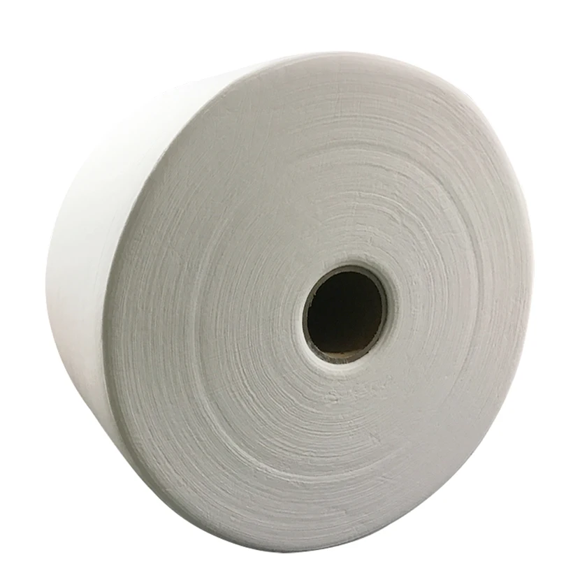 Premium Quality Free Sample Diaper Raw Material Spunbond SS/SSS Nonwoven White Plain Embossed Non-woven Fabric