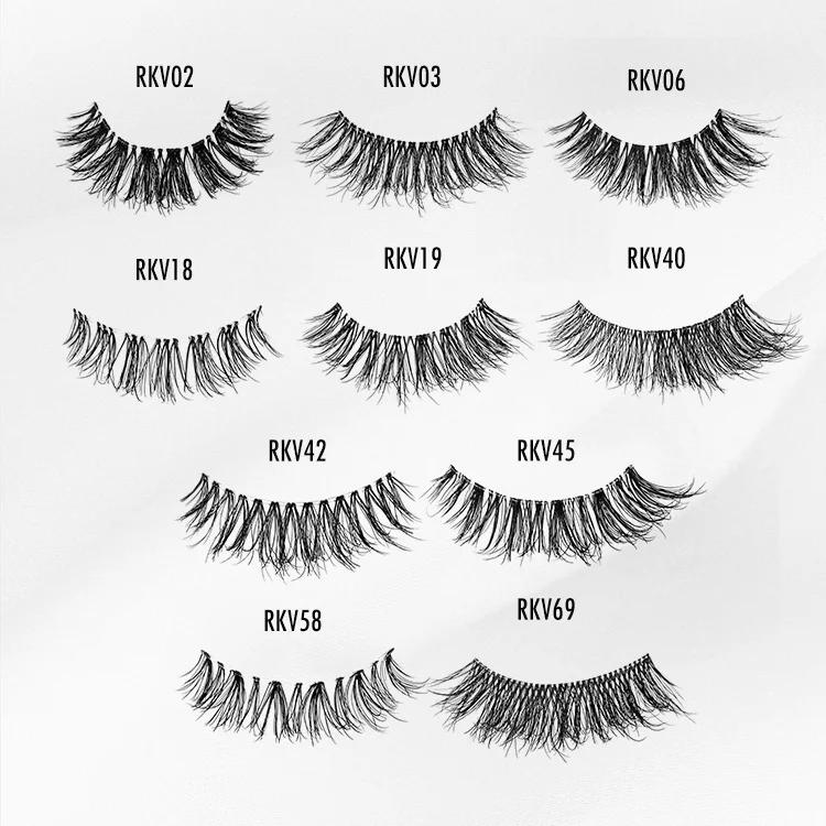 Weightless Middle Area Hollow False Lash Eyelash Superfine Premium Faux Mink Eyelash Manufacturer