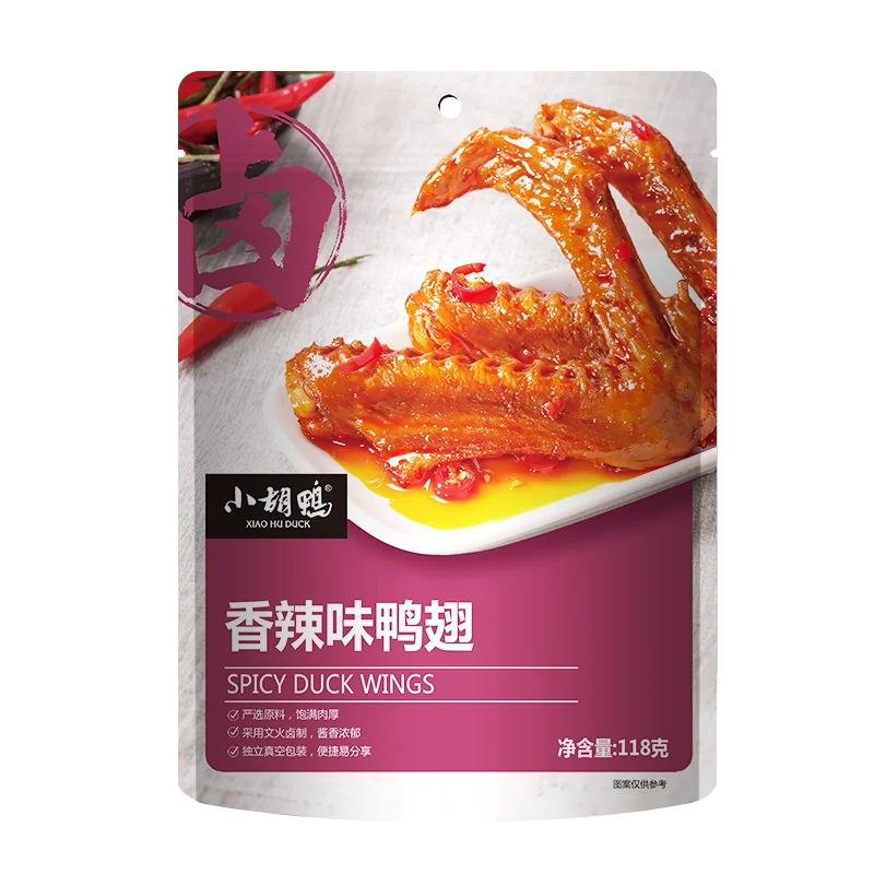 Вкусные закуски Xiao Hu-Duck в интернет-магазине, 118 г * острая закуска в виде утиных крыльев, китайские закуски