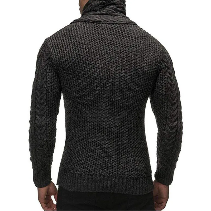 
Black Man Knitted Sweater 