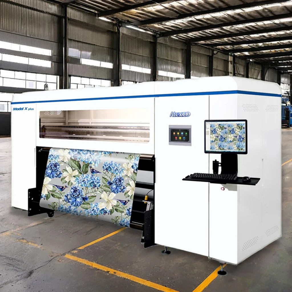 Atexco Model XP-4 Industrial Sublimation Printer Fast Sportswear and Jersey Heat Press Printing Machine 4 head