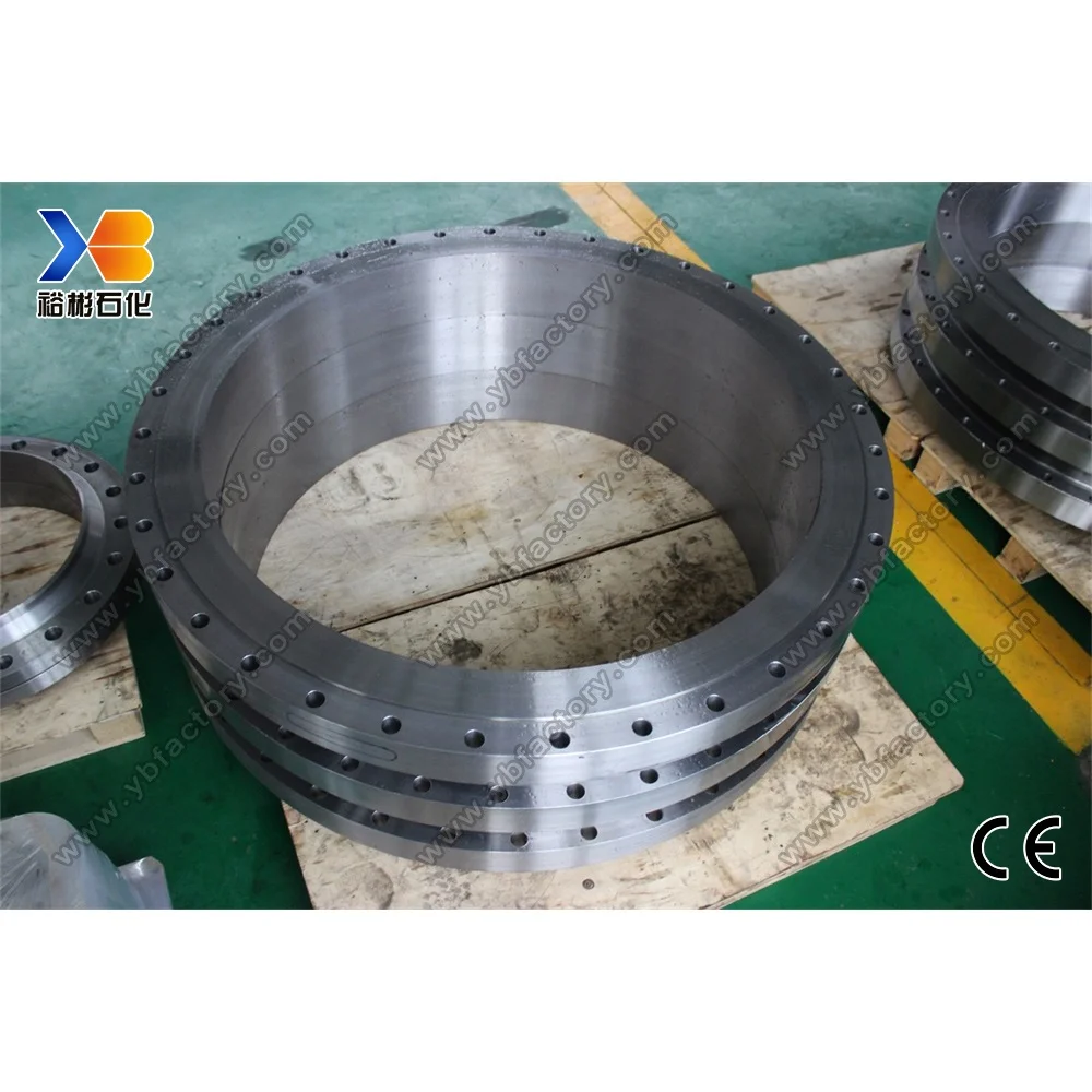 Carbon Steel Custom Made OEM Service A350 CNC Machining Flat Flange for Industrial