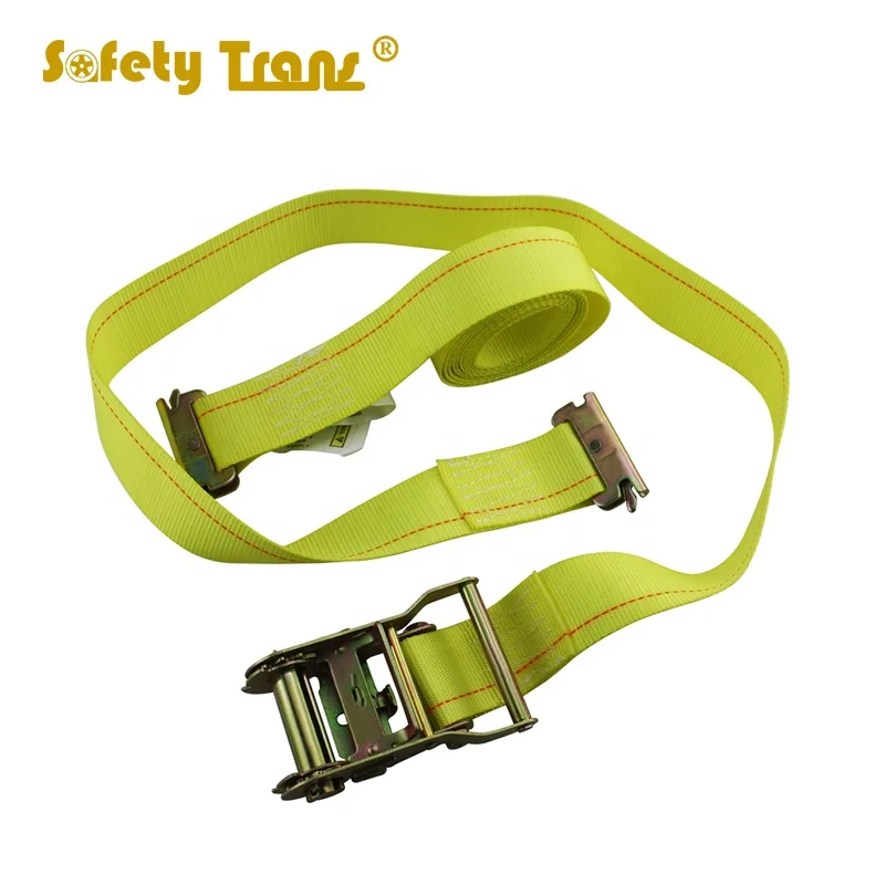 JiuLong   2 Inch 2T Ratchet Tie Down  Ratchet With Spring E Clip For Cargo Control