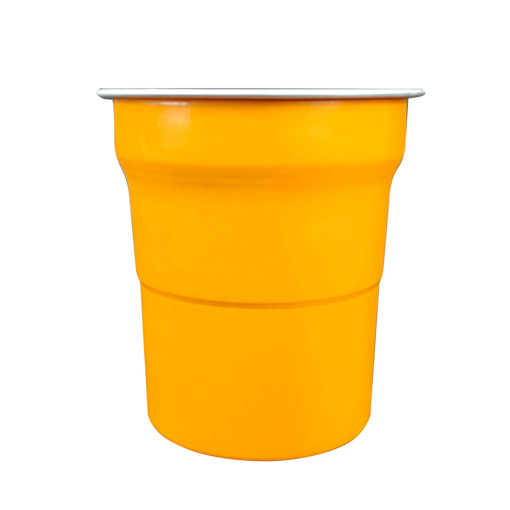 Customized logo/size disposable coffee and beer drinking cup outdoor camping reusable colored aluminum cold cup party cup
