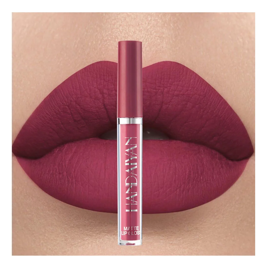 HANDAIYAN Wholesale 12 Colors Cruelty Free Lipstick Customized matte lipstick private label Long lasting liquid lipstick
