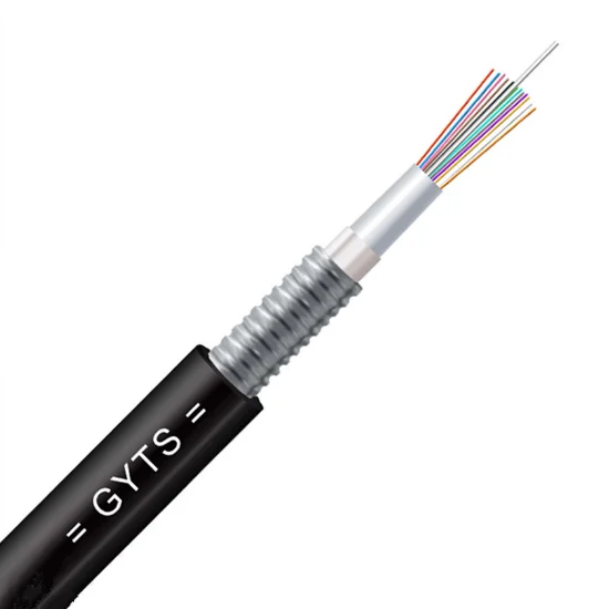 Anti-rodent Single Mode Fiber Optic Cable Gyts Outdoor Direct Buried 12 24 96 144 288 Core