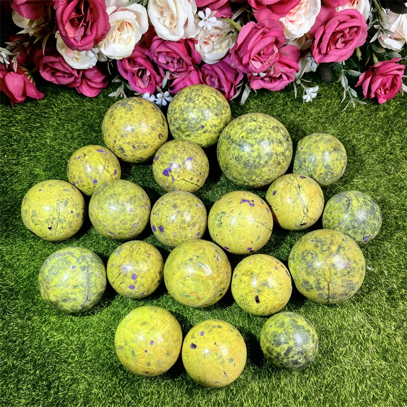 Wholesale Spiritual Stone Natural Crystal Ball High Quality Ruby Sphere Carving For Meditation