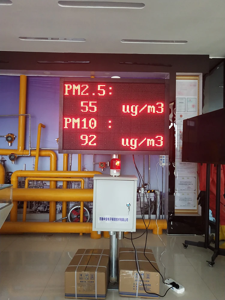 outdoor environment air quality monitoring system (AQMS)