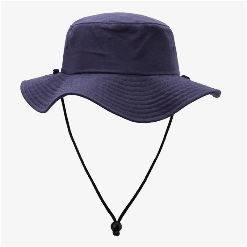 Custom logo Adjustable strap bucket hat Safari Boonie Hat