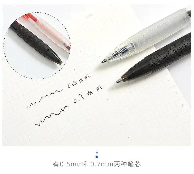 Promotional wholesale customized available Good Quality write smoothly Colorful Semi Gel Stick slim Pen