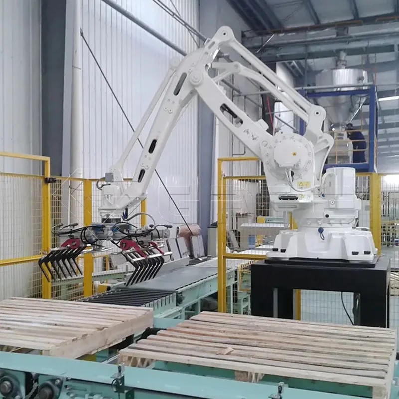 MS 100KG Automatic Palletizer Robot For Rice Bag Pick Up 500Kg1000Kg Robot Palletizer