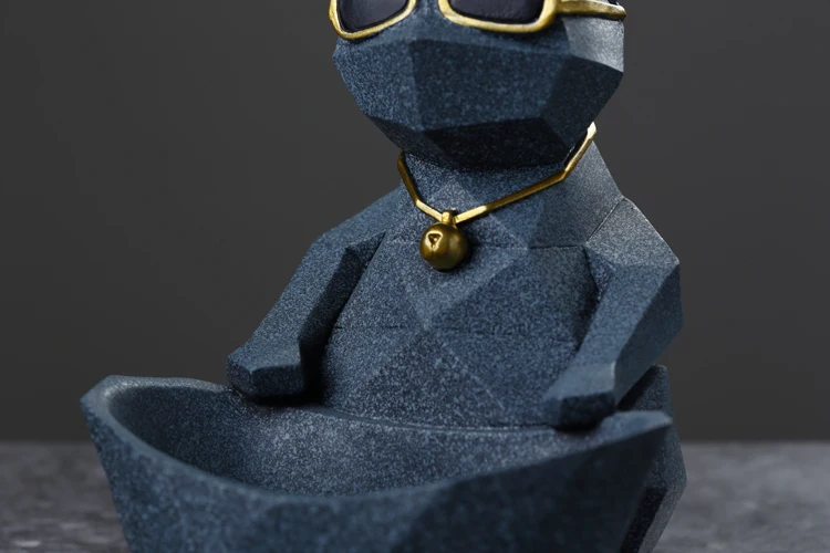 
fashion statue resin animal decoration Bulldog crafts for home office 