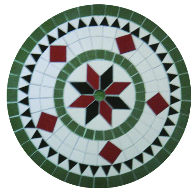 Dia 60cm metal round mosaic top outdoor and indoor garden side table