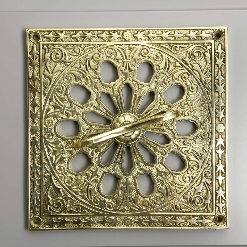 Fancy Vintage Designer Bathroom Decoration Brass Floor Trap Cover Toilet Hole Cover For Drain