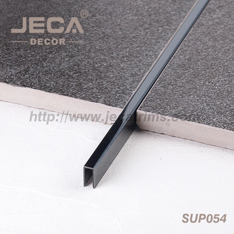 
FoShan Manufacturer JECA Stainless Steel Tile Trim Rose Gold U Profile Hot Sale 304 Grade Tile Accessories Free Sample 