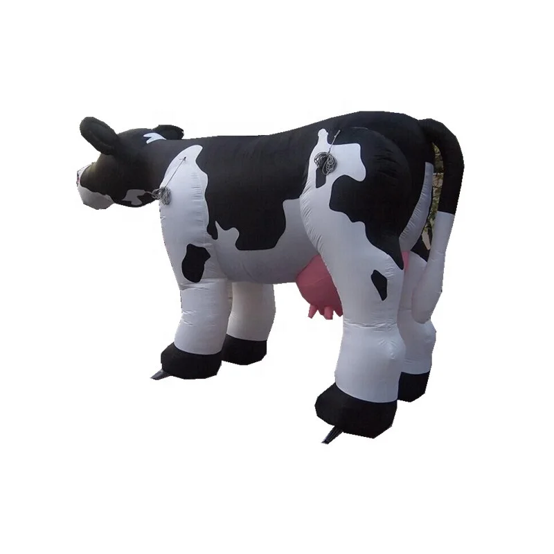 
high quality giant inflatable milch cow dairy cattle dairy cow for advertising 