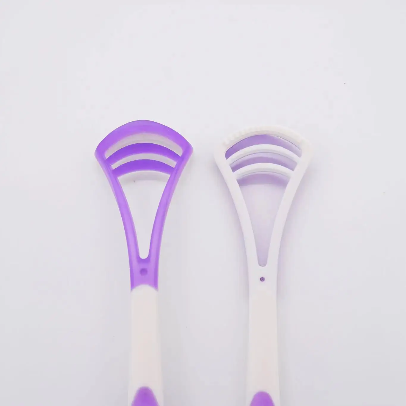 Portable Two side use  Oral Hygiene Care Clean Scraper Dental Tongue Cleaner