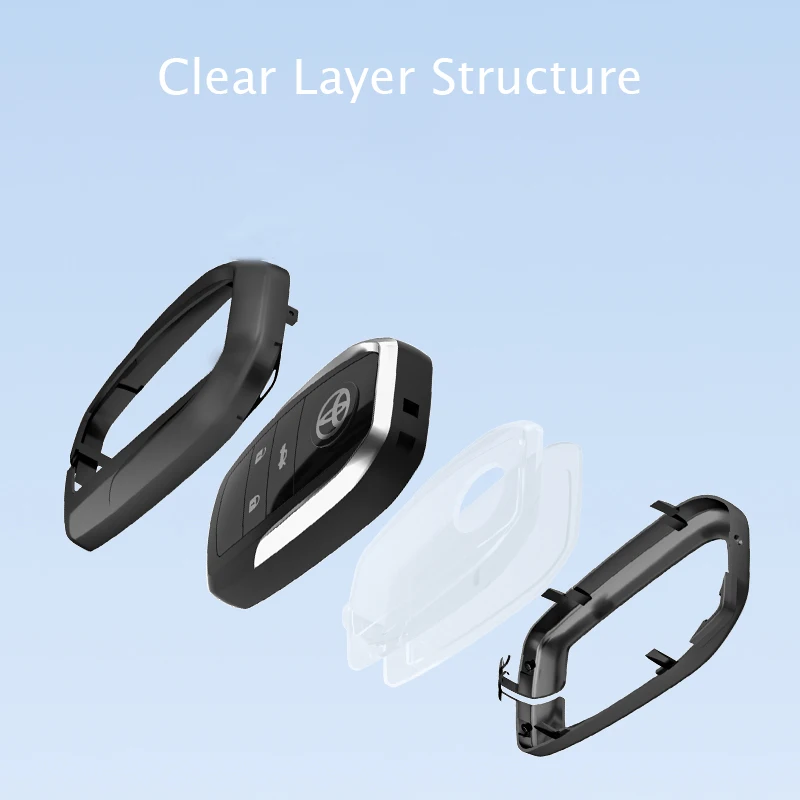 Toyota car remote electric key case cover from AITF 16949 certified supplier in China