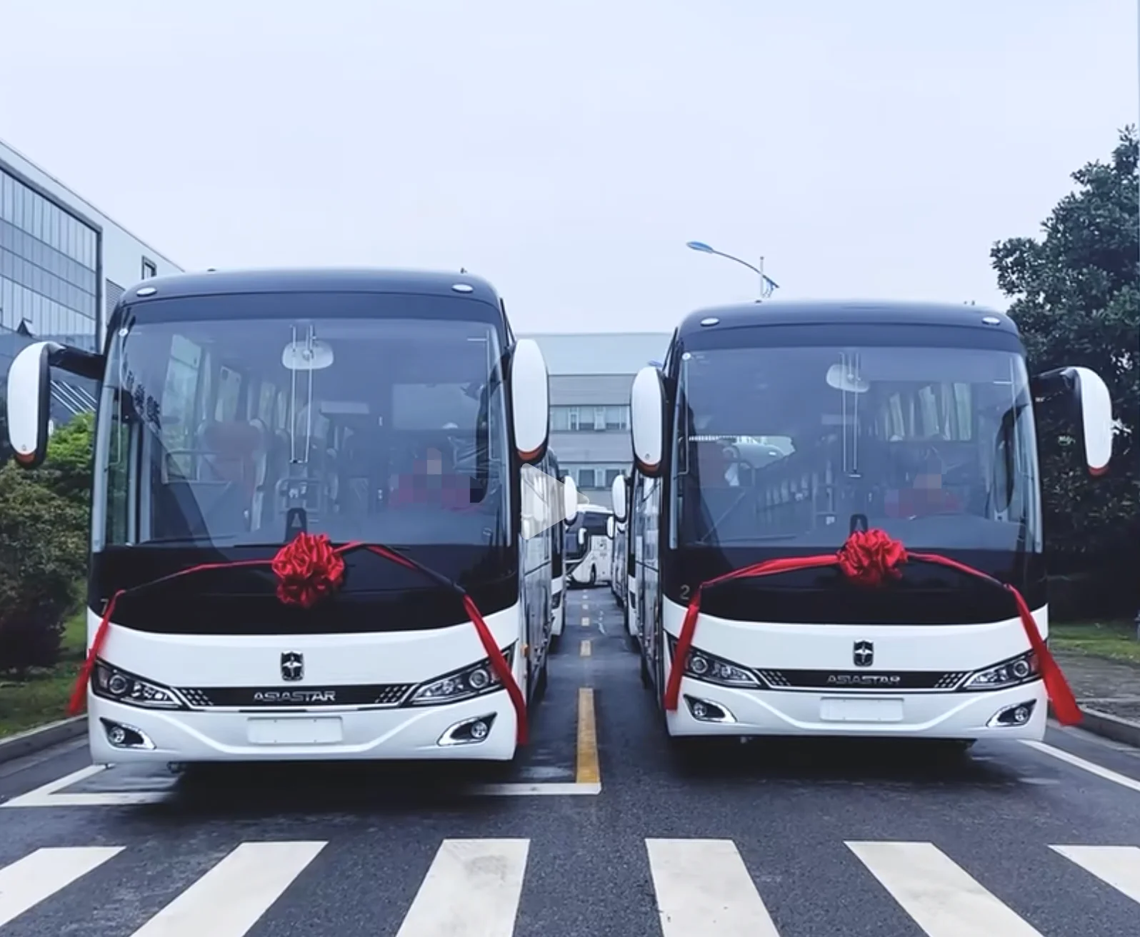 New 48-Seater Asiastar Diesel Coach Bus for City Tours & Sightseeing for Urban Travel